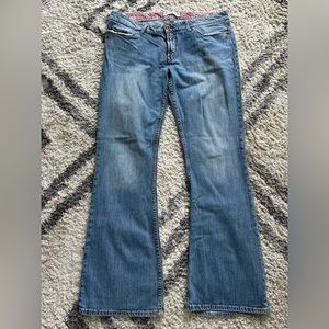 Bootheel Trading Co. whirl shire style distressed jeans